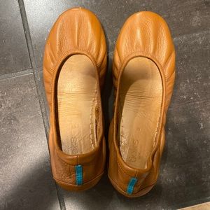 Chestnut Tieks Size 8